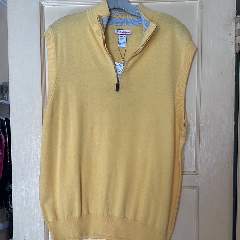 Men's Yellow Sweater Vest
